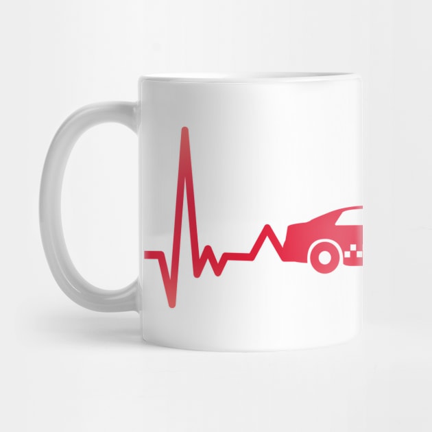 Taxi Driver Heartbeat Xmas Gift by qwertydesigns